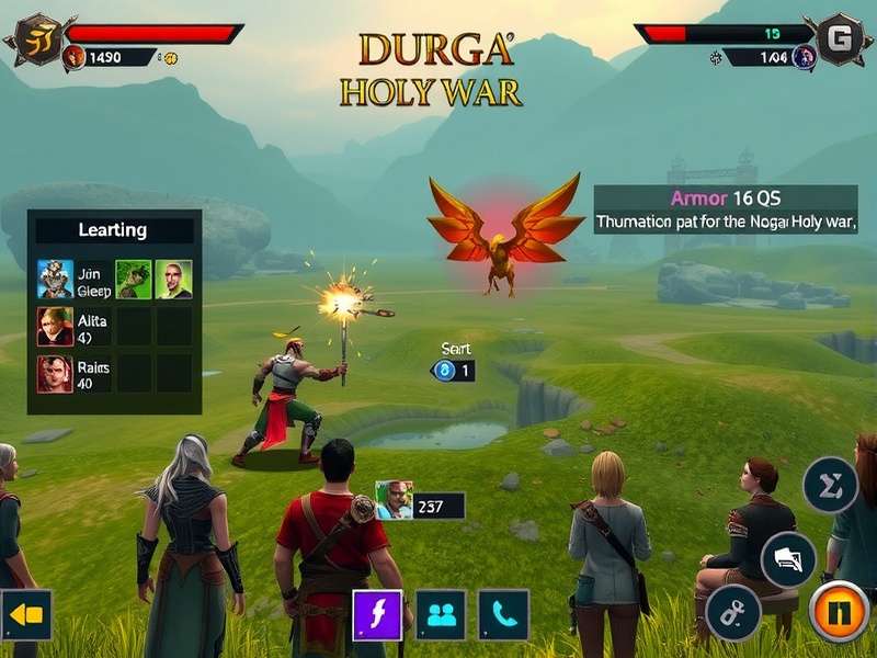 Durga S Holy War community event showing players gathered for a tournament